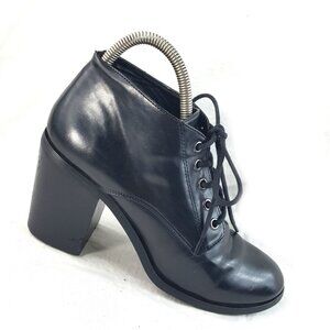 Forever 21 Women's Y2K Victorian Ankle Booties Chunky Heel  Size 9.5